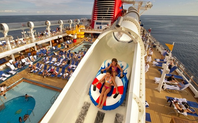 AquaDuck Water Coaster on the Disney Dream